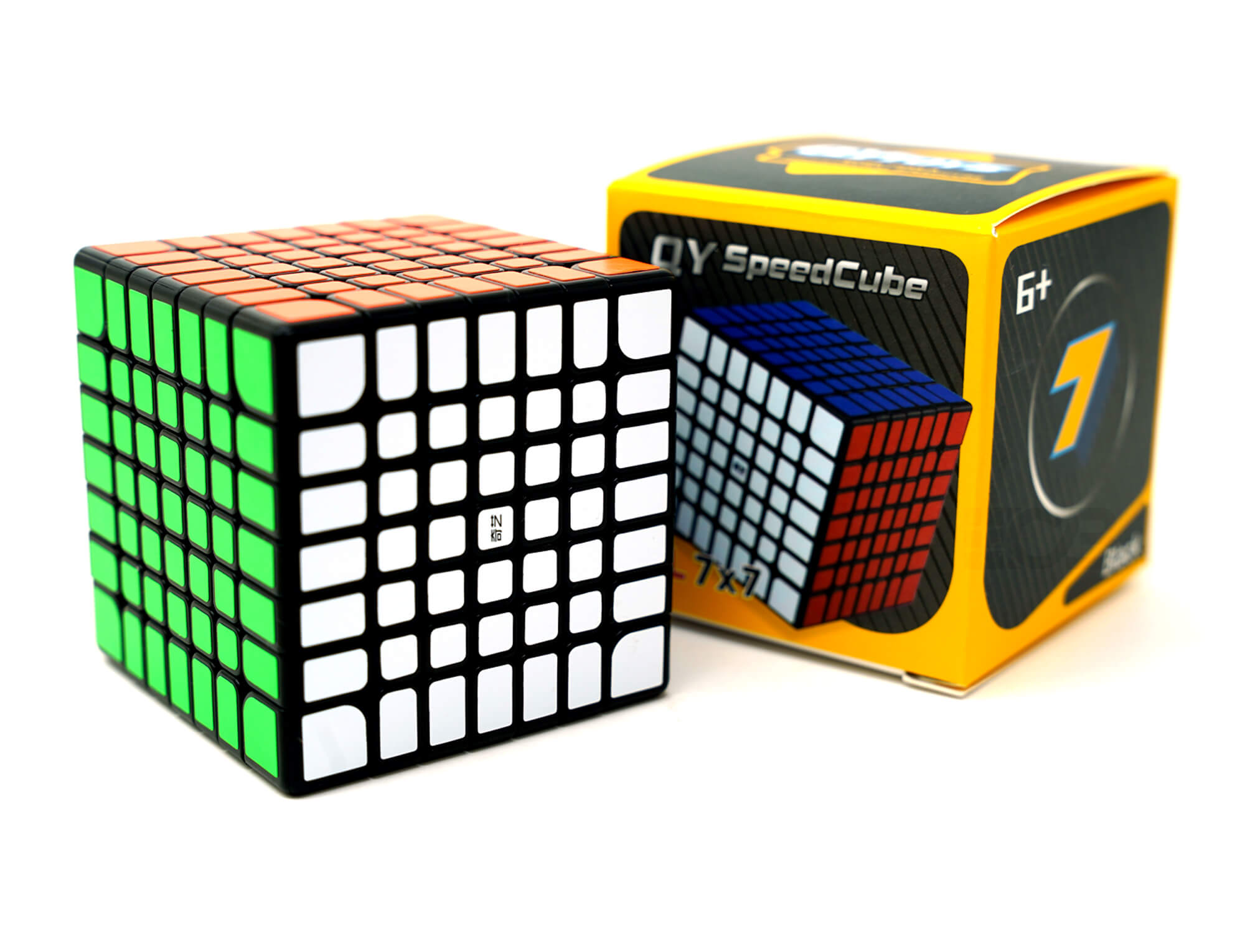 Cubo Mágico 7x7 QiXing Sail QiYi — imagem de embalagem ou produto em contexto