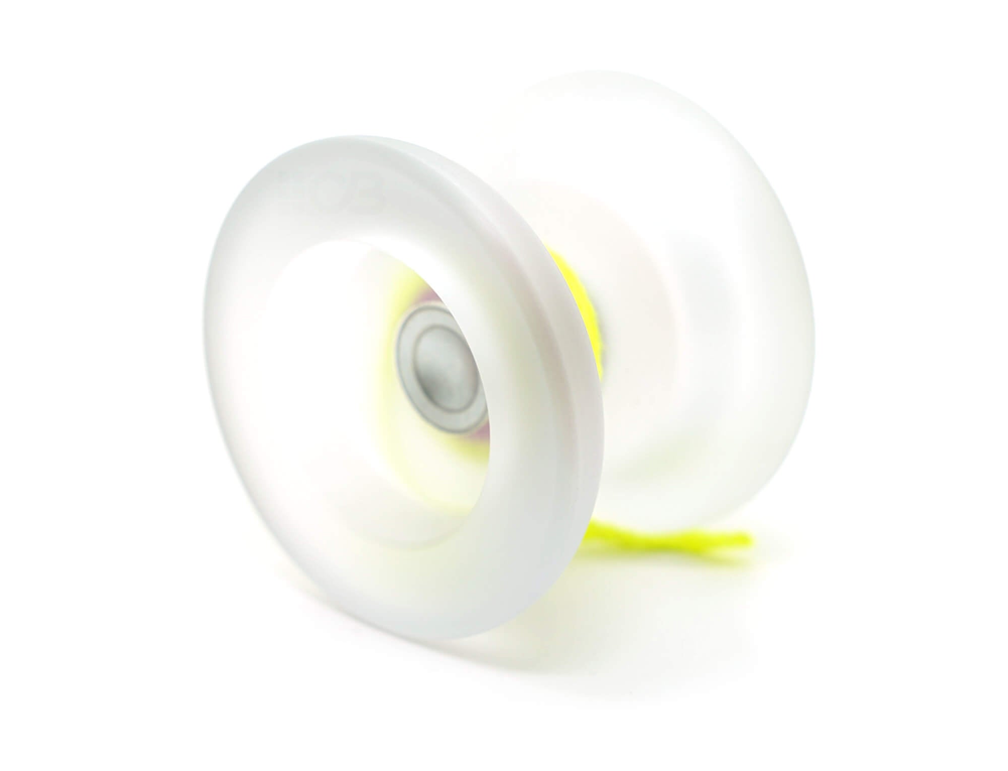Detalhe do ioiô D2 Yoyo Formula mostrando o rolamento e a estrutura interna