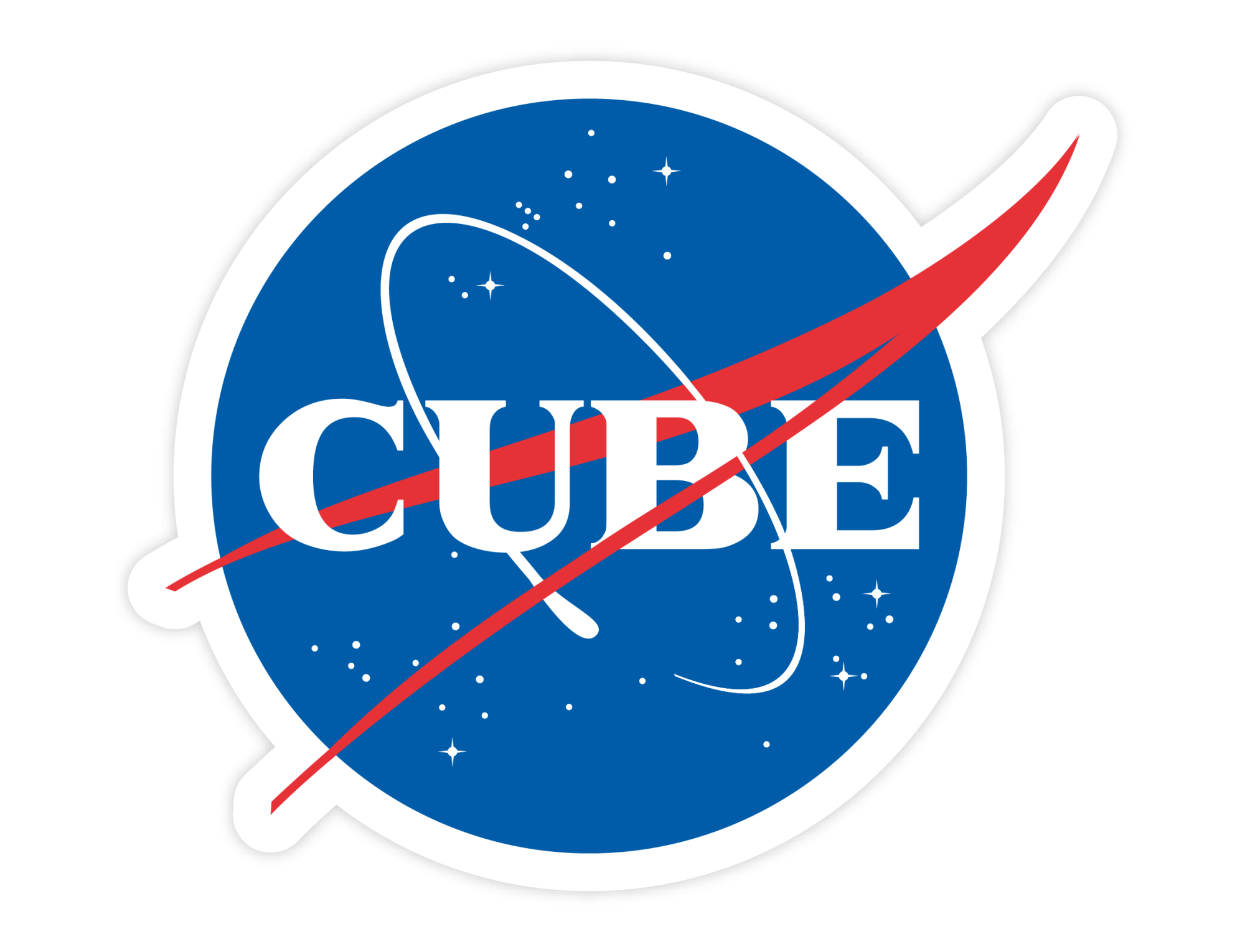 Adesivo decorativo Cuber Brasil sobre fundo branco