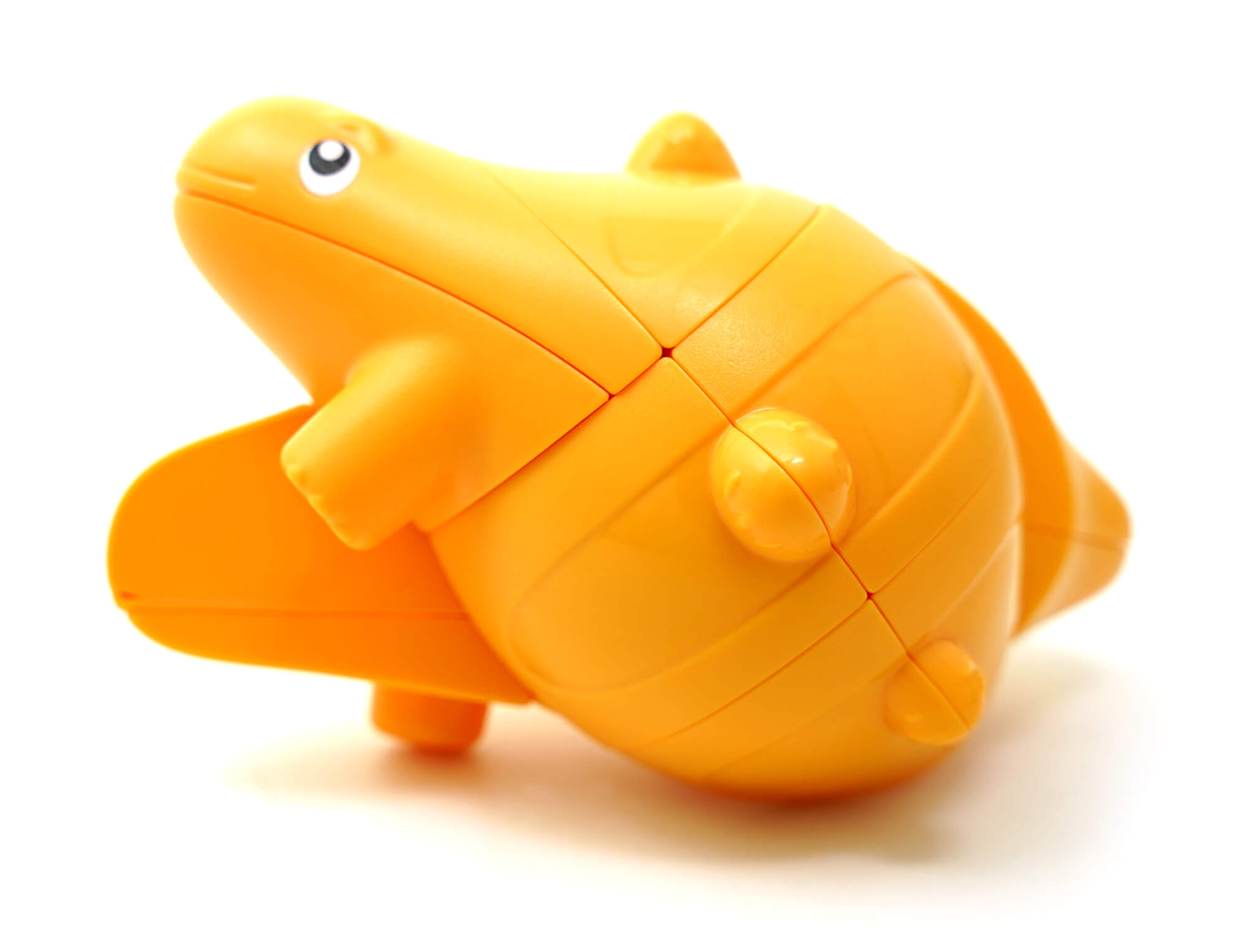 Shape-mod 2x2x3 Fanxin Dino Cube — vista de cima com as peças coloridas