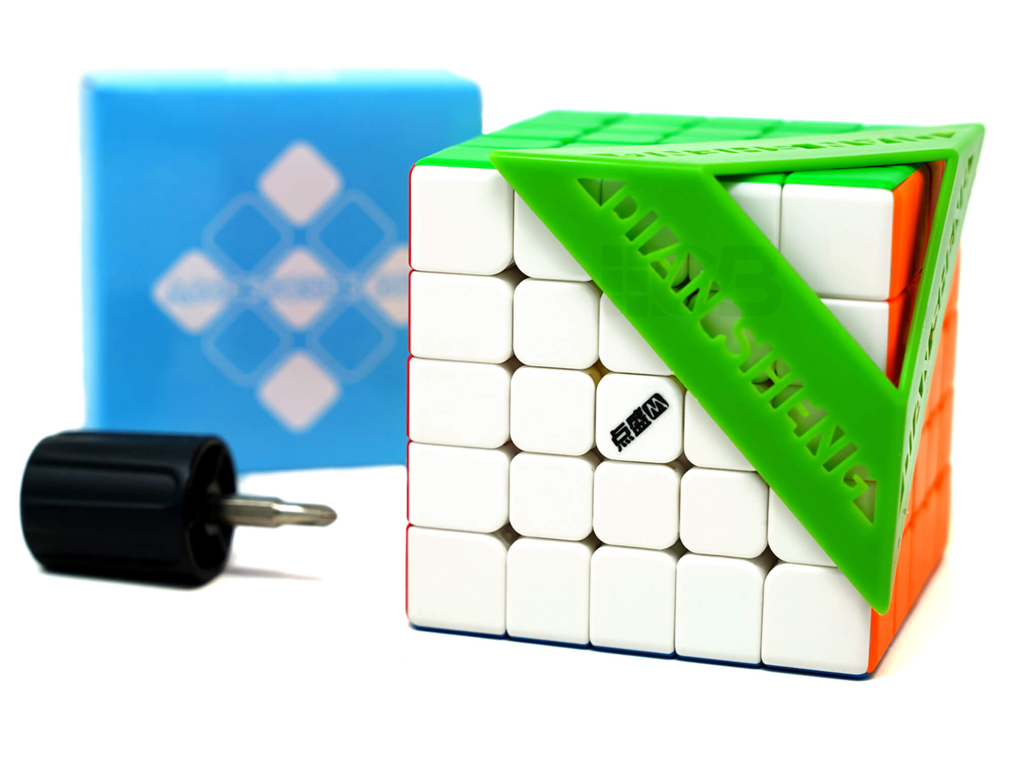 Cubo Mágico 5x5 Diansheng Solar System 5M Magnético — detalhe lateral das camadas