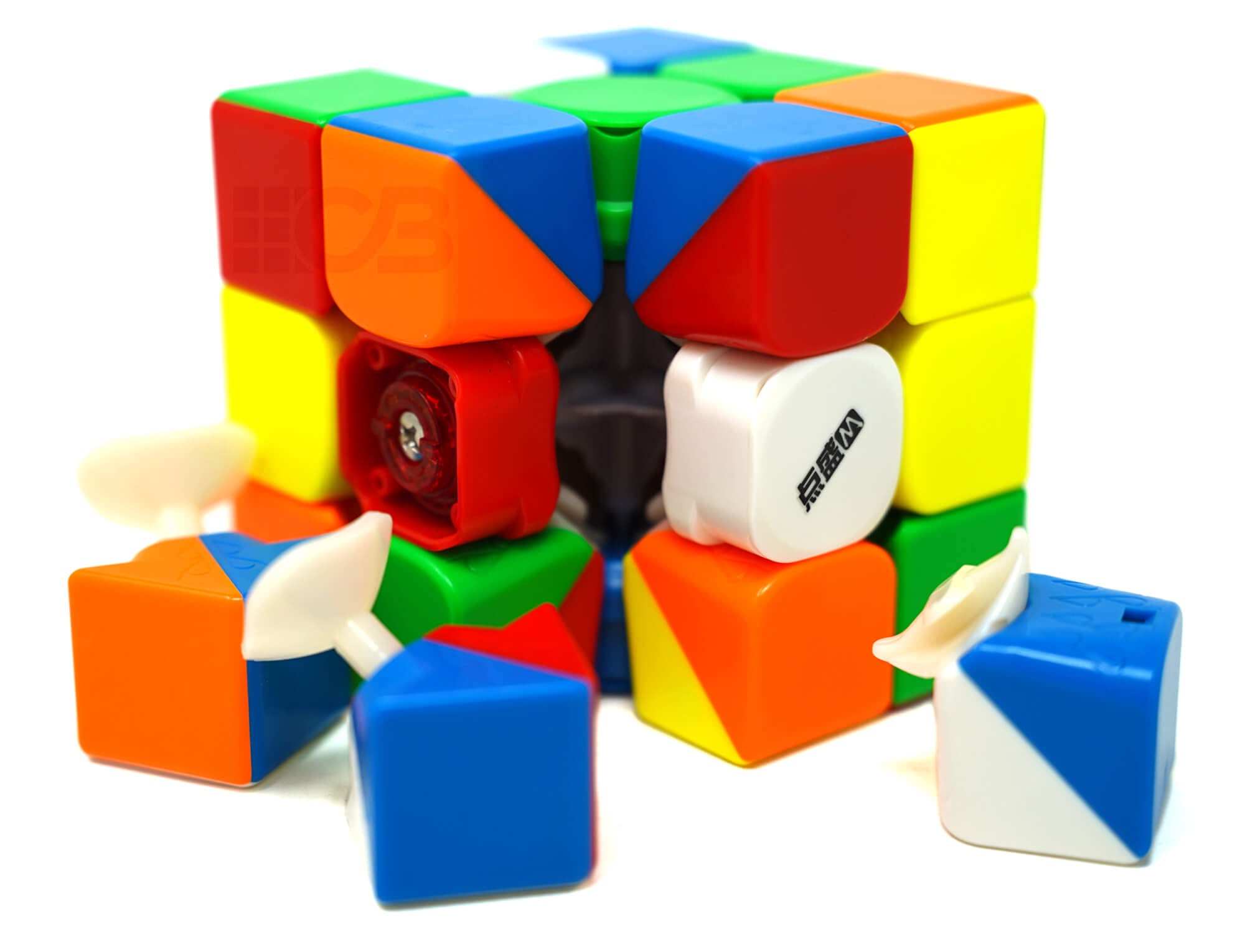 Cubo Mágico Diansheng Googol oversized em perspectiva lateral evidenciando o tamanho ampliado