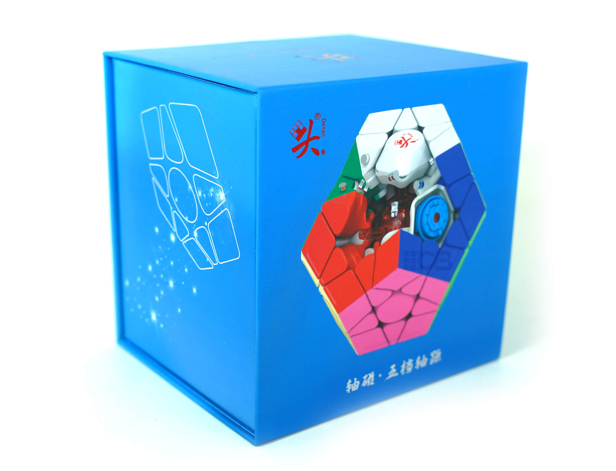 Megaminx Dayan Pro Magnético — imagem de conjunto mostrando todos os lados