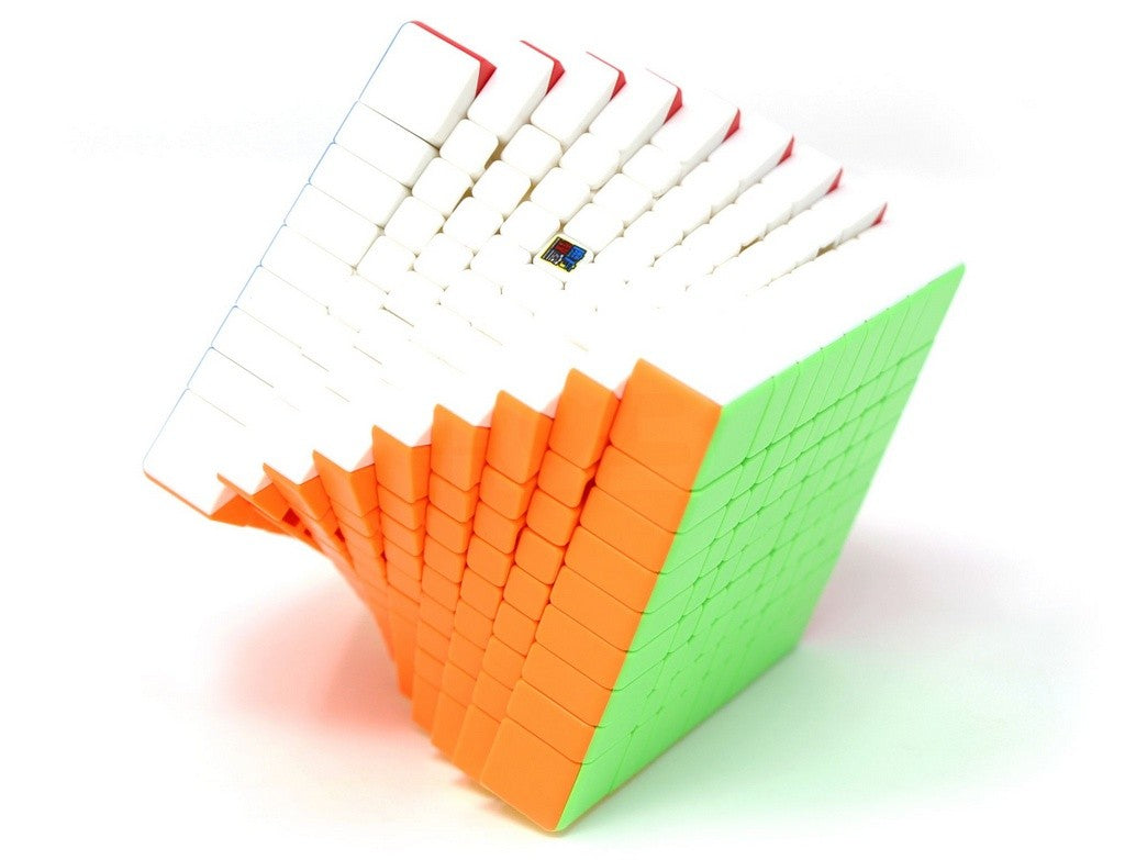 Embalagem do Cubo Mágico 9x9x9 MoYu Meilong Stickerless com identificação do modelo