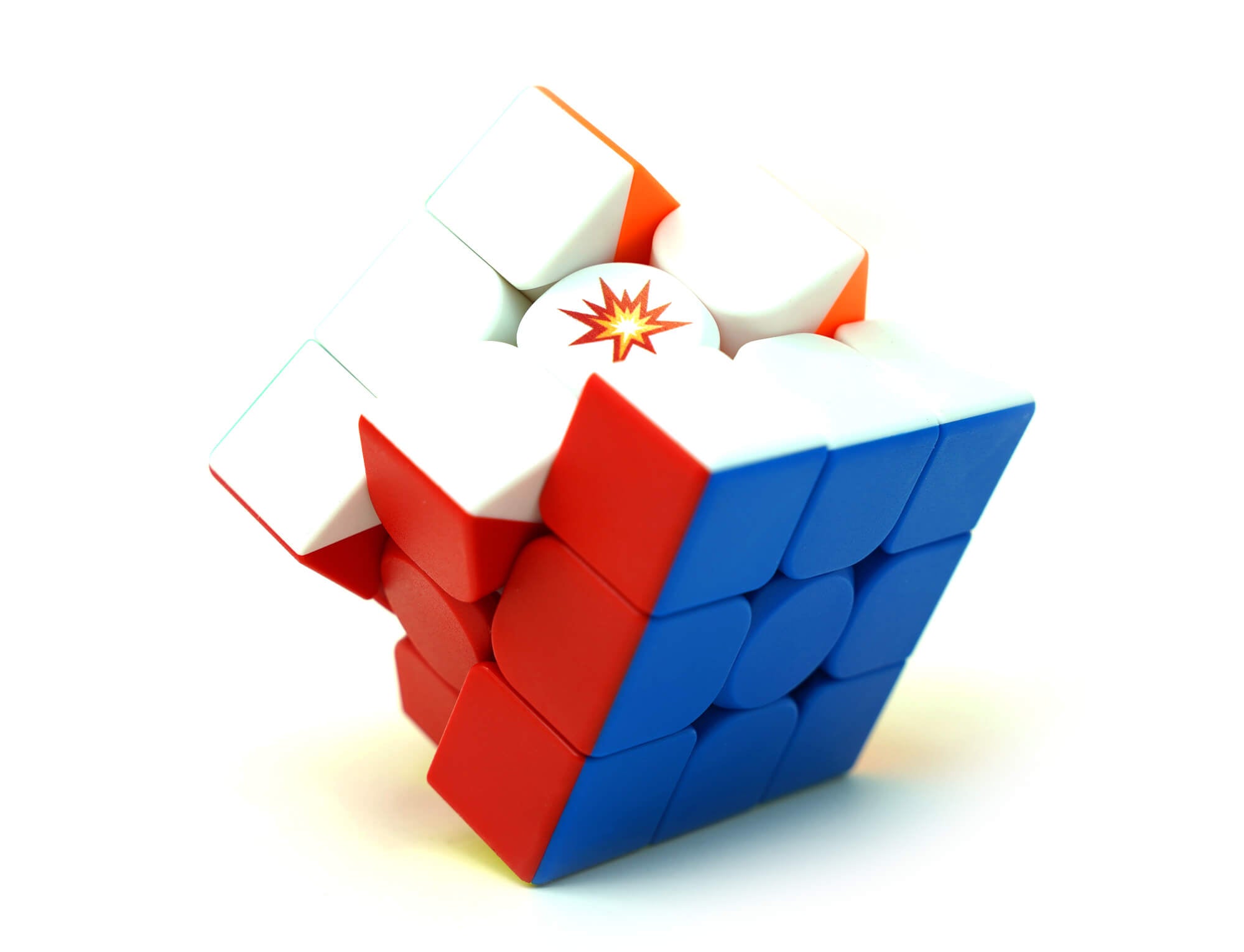 Caixa de presente do kit Cuber Fun fechada com acabamento premium