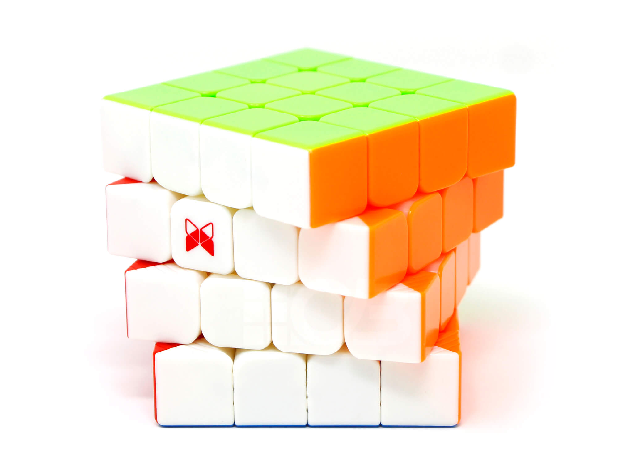Cubo Mágico 4x4 X-Man Ambition QiYi — detalhe do mecanismo magnético
