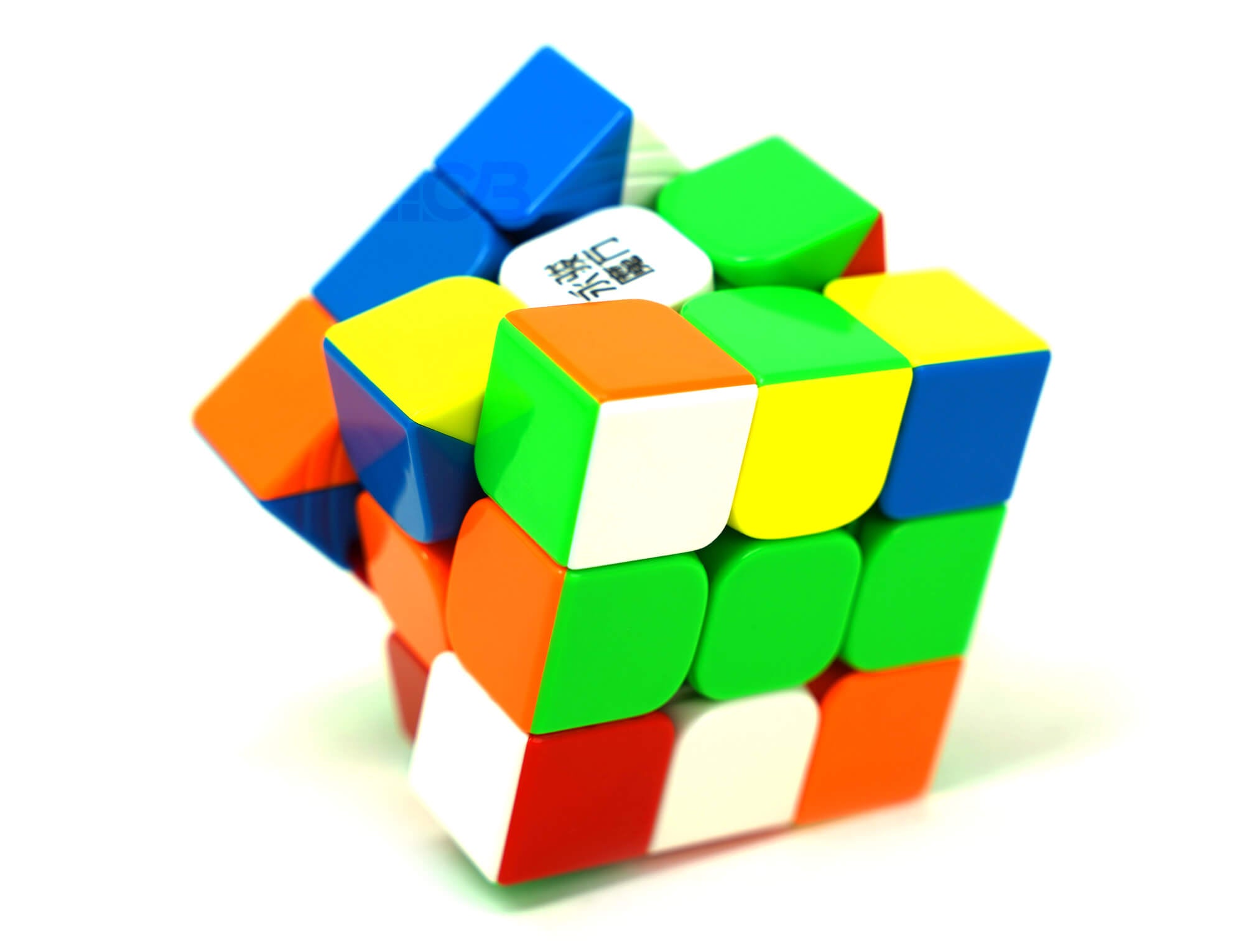 Cubo Mágico 3x3 YJ Yulong V2M Magnético stickerless — vista frontal