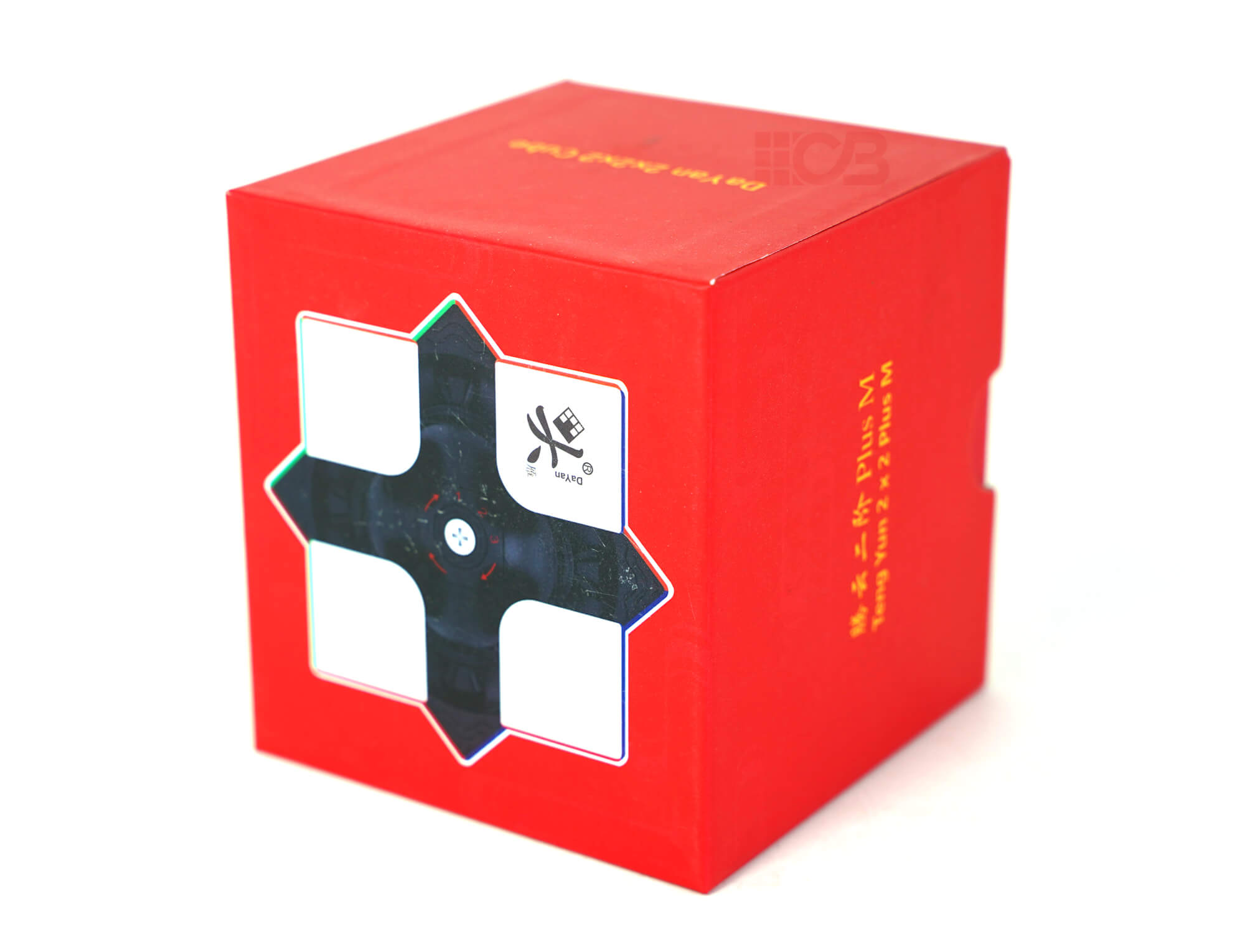 Cubo Mágico 2x2 DaYan TengYun Plus M Magnético — vista frontal stickerless