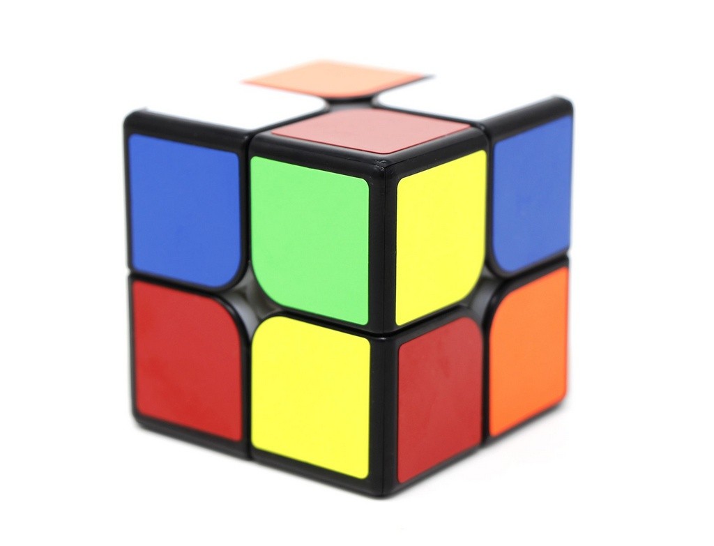 Embalagem do Cubo Mágico 2x2 QiYi MS Magnético com informações do produto