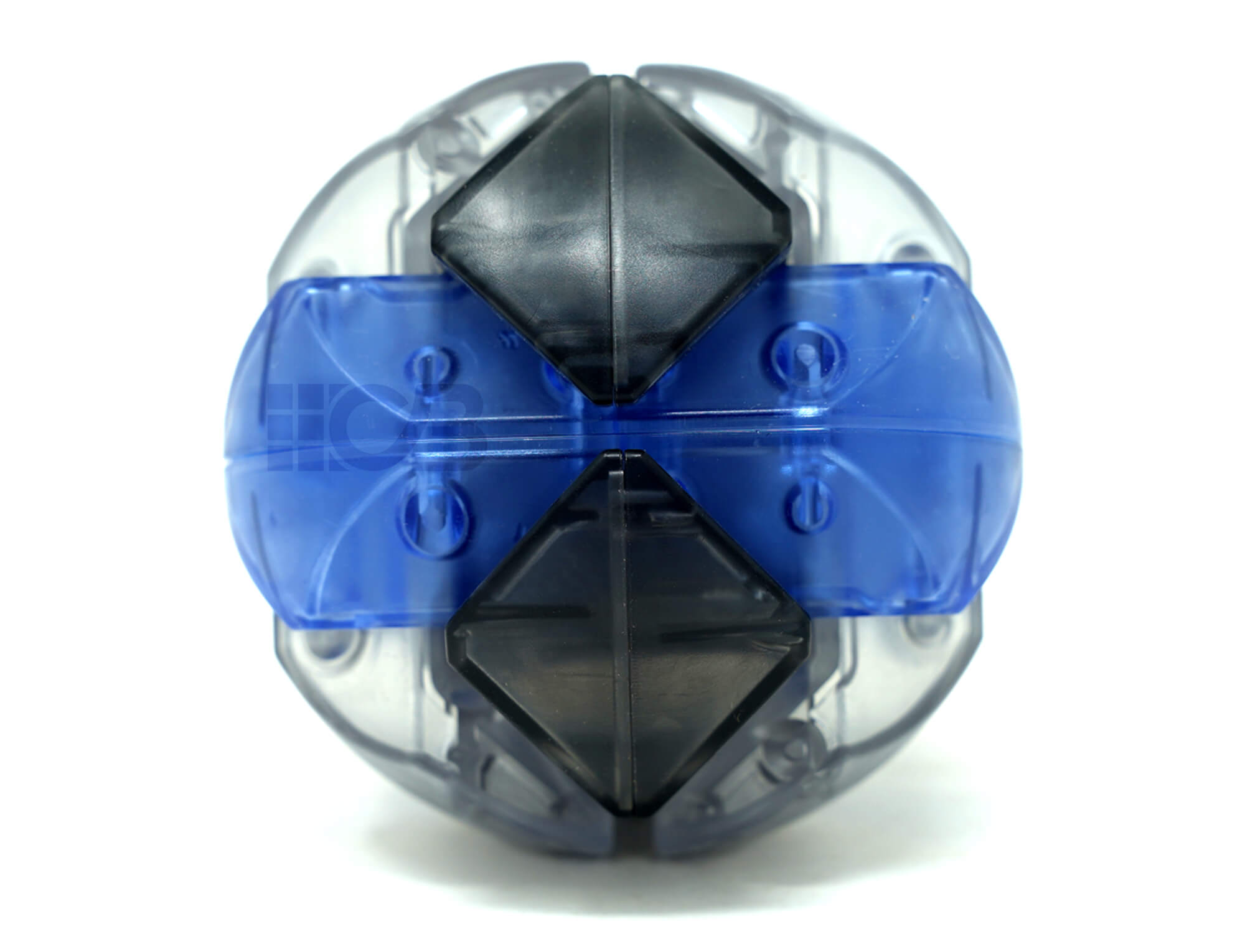 Kong Ming Lock Football QiYi desmontado mostrando todas as peças separadas