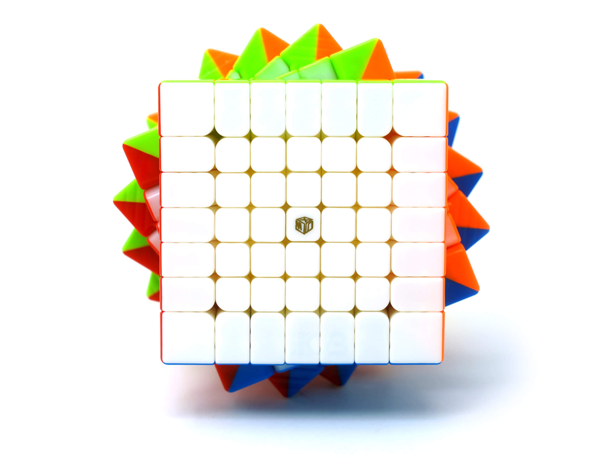 Cubo Mágico 7x7 QiYi X-Man Spark Magnético stickerless vista frontal