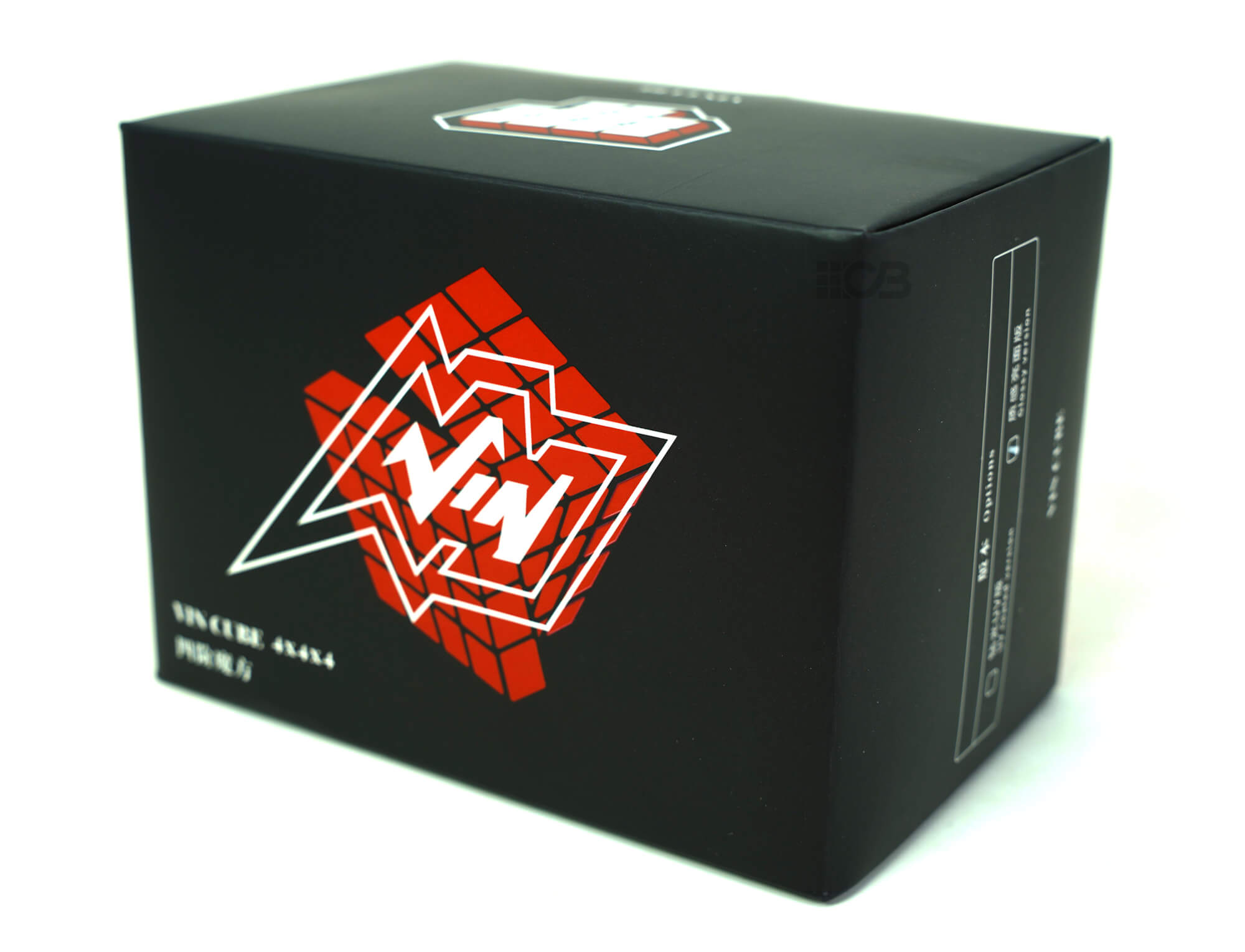 Cubo Mágico 4x4 Magnético Glossy Vinci Cube em movimento com camada girada