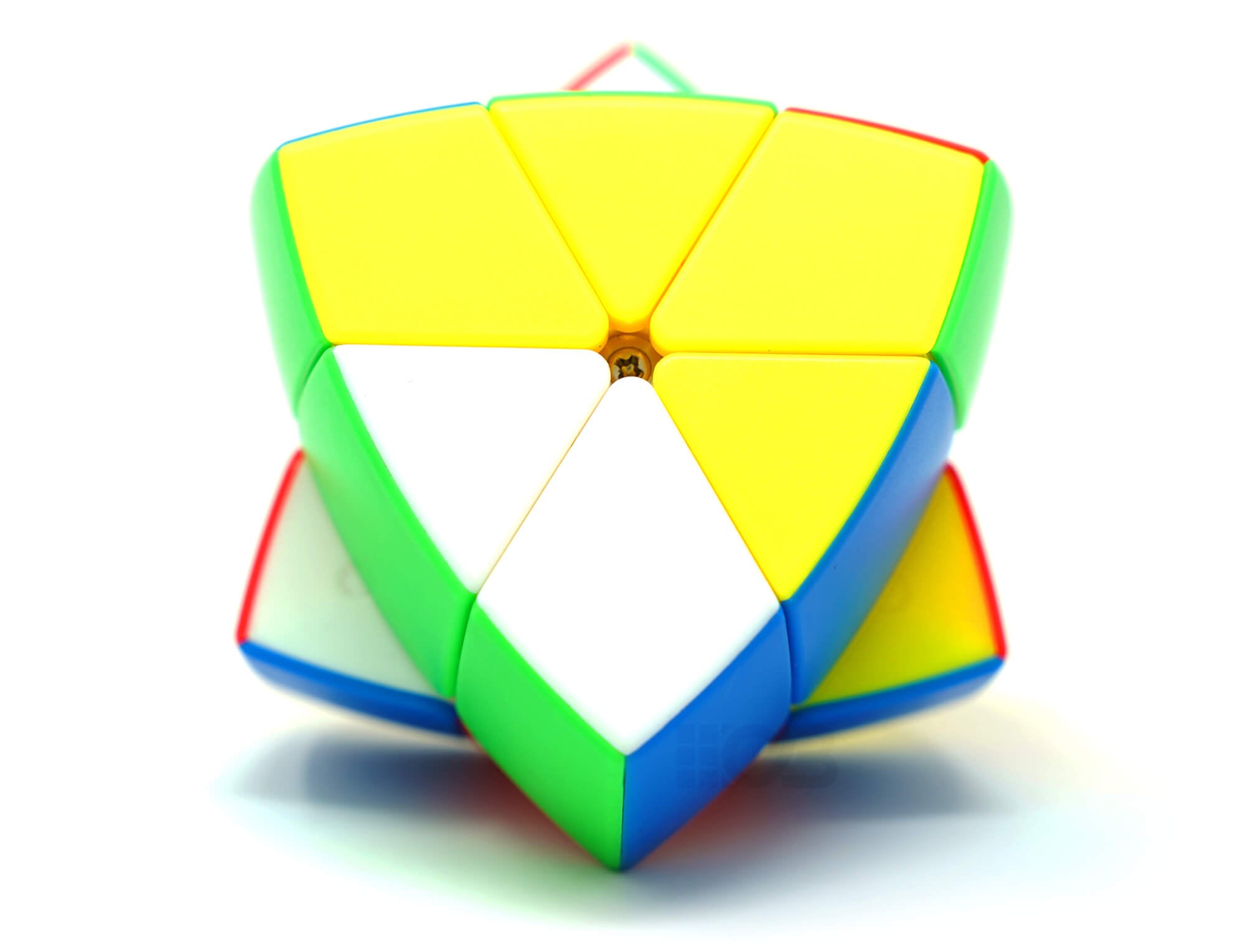 Five Axis 2x2 SengSo — detalhe das peças coloridas stickerless