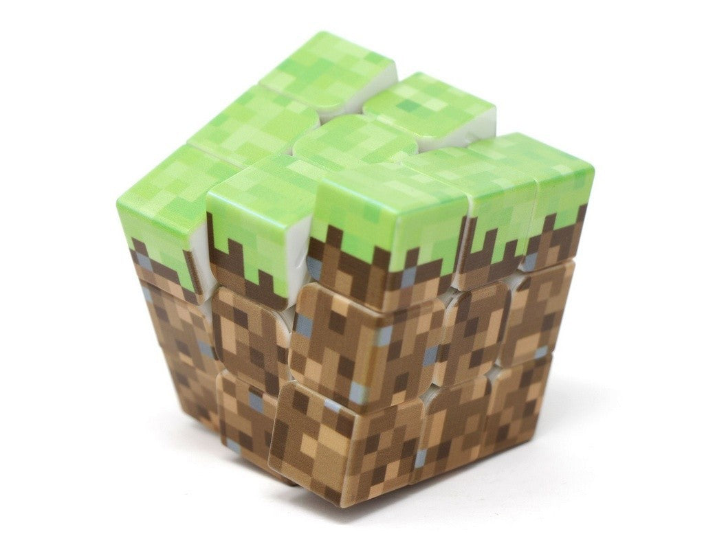 Cubo Mágico 3x3 CubeCraft Vinci Cube com impressão UV personalizada nas faces, vista frontal