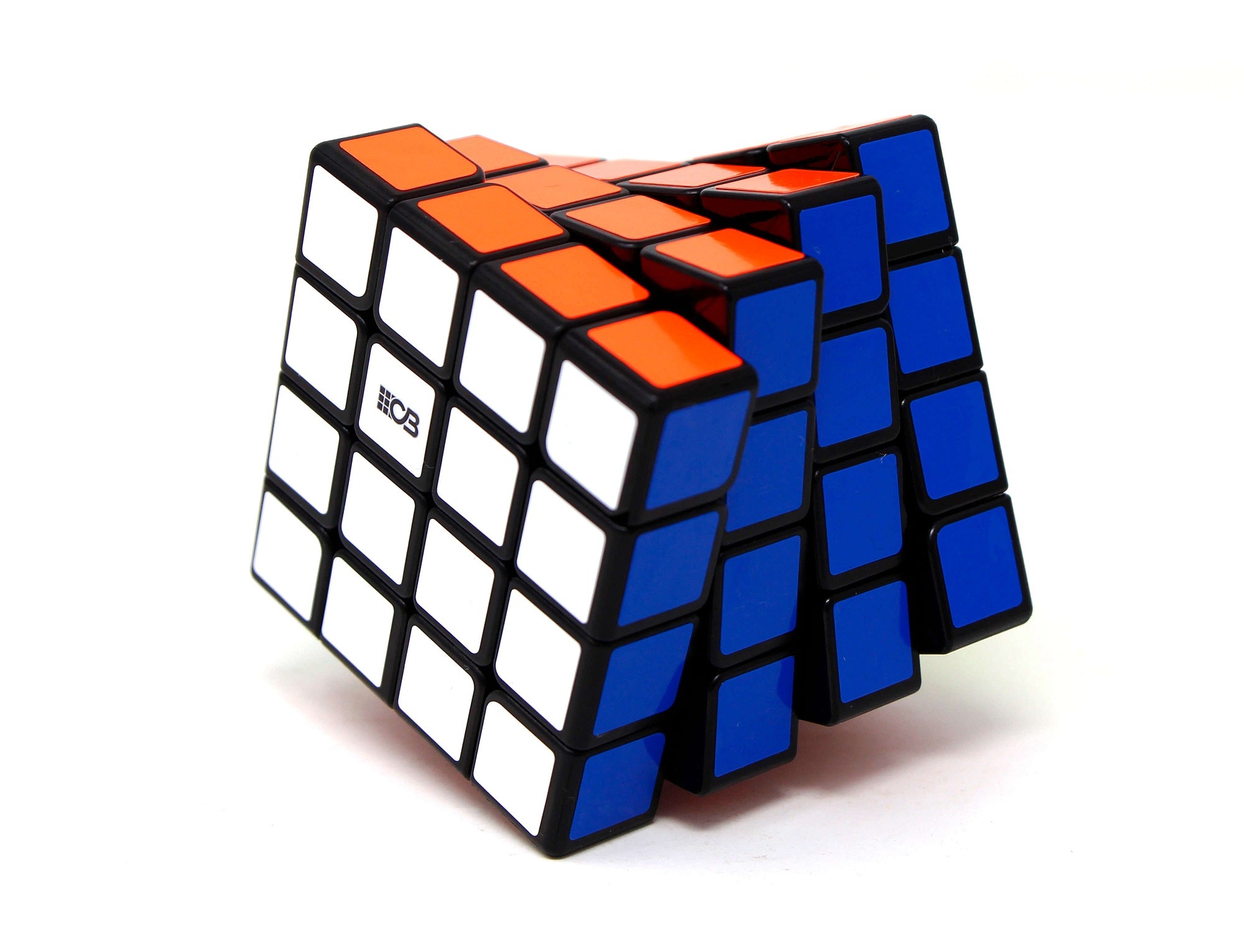 Cubo Mágico 4x4 Stickerless Cuber Pro — vista superior com as camadas bem definidas