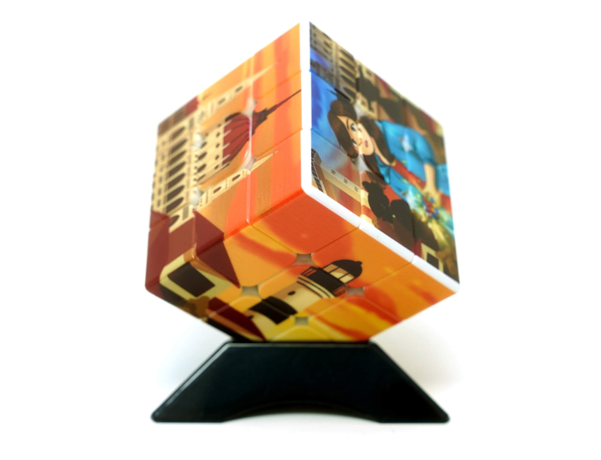 Face do cubo com ilustração da Basílica de Santo Estêvão em Budapeste