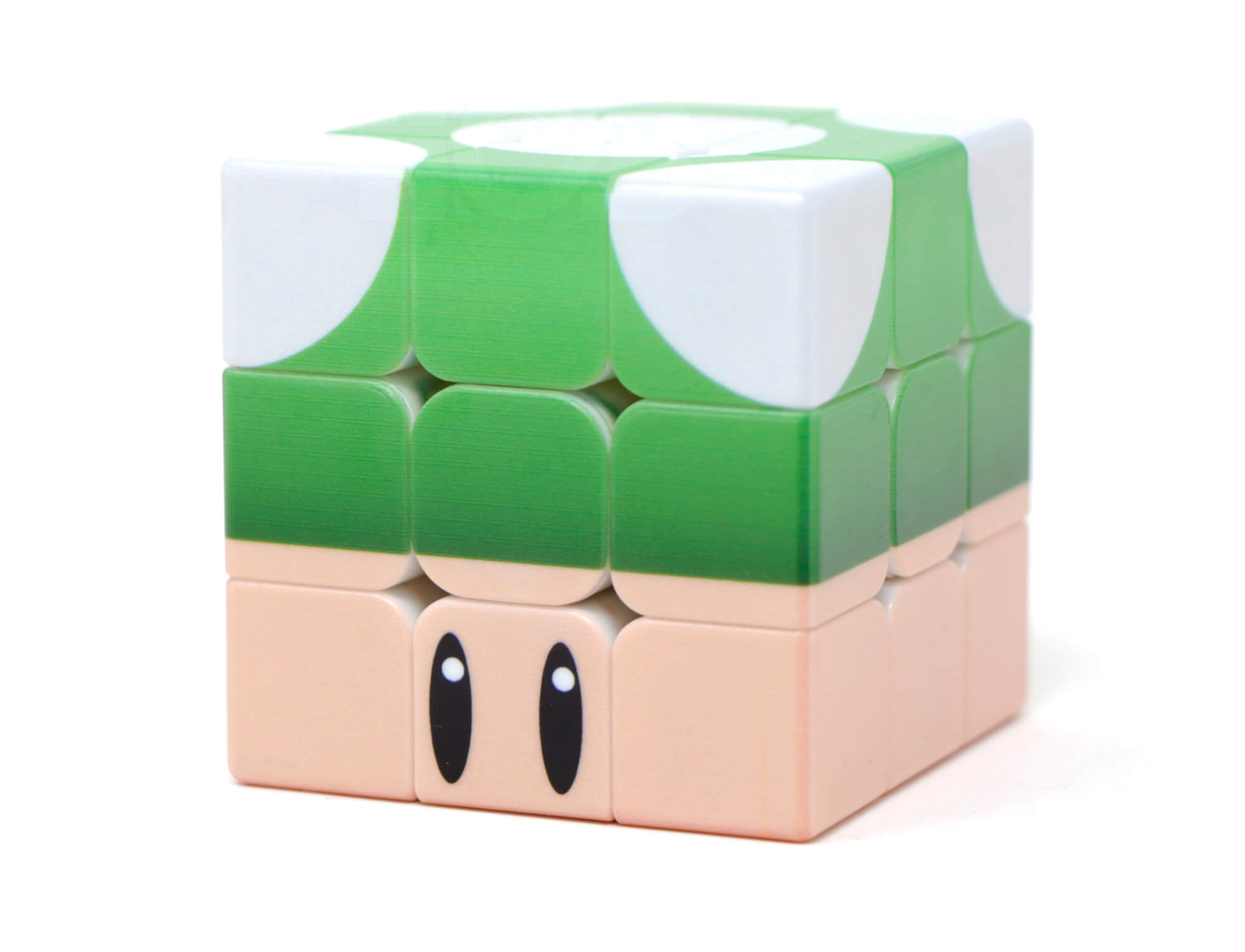 Cubo Mágico Cogumelo do Mario — face superior com impressão UV nítida