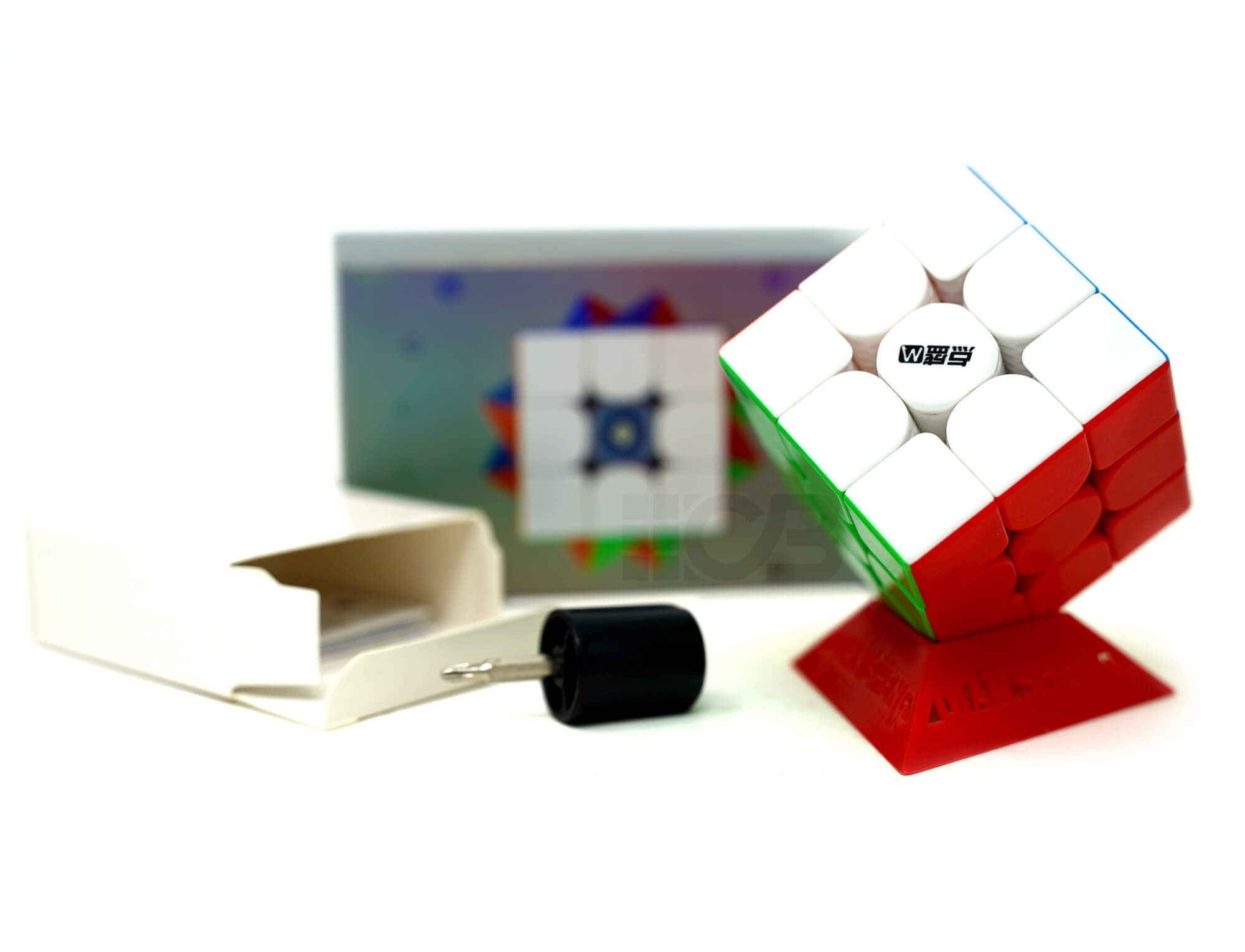 Cubo Mágico 3x3 Diansheng Solar S3M 2022 Magnético stickerless — vista frontal
