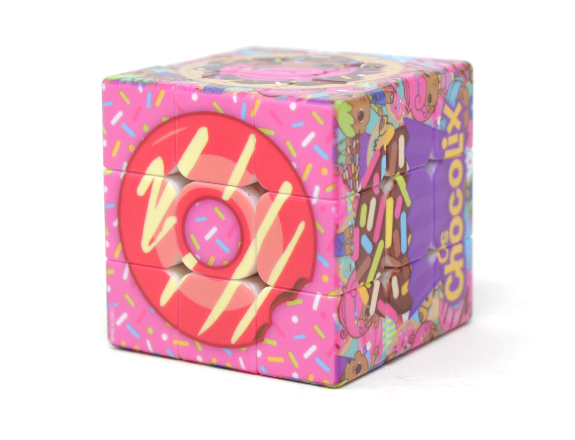 Cubo Mágico personalizado Os Chocolix — modelo 4 em destaque