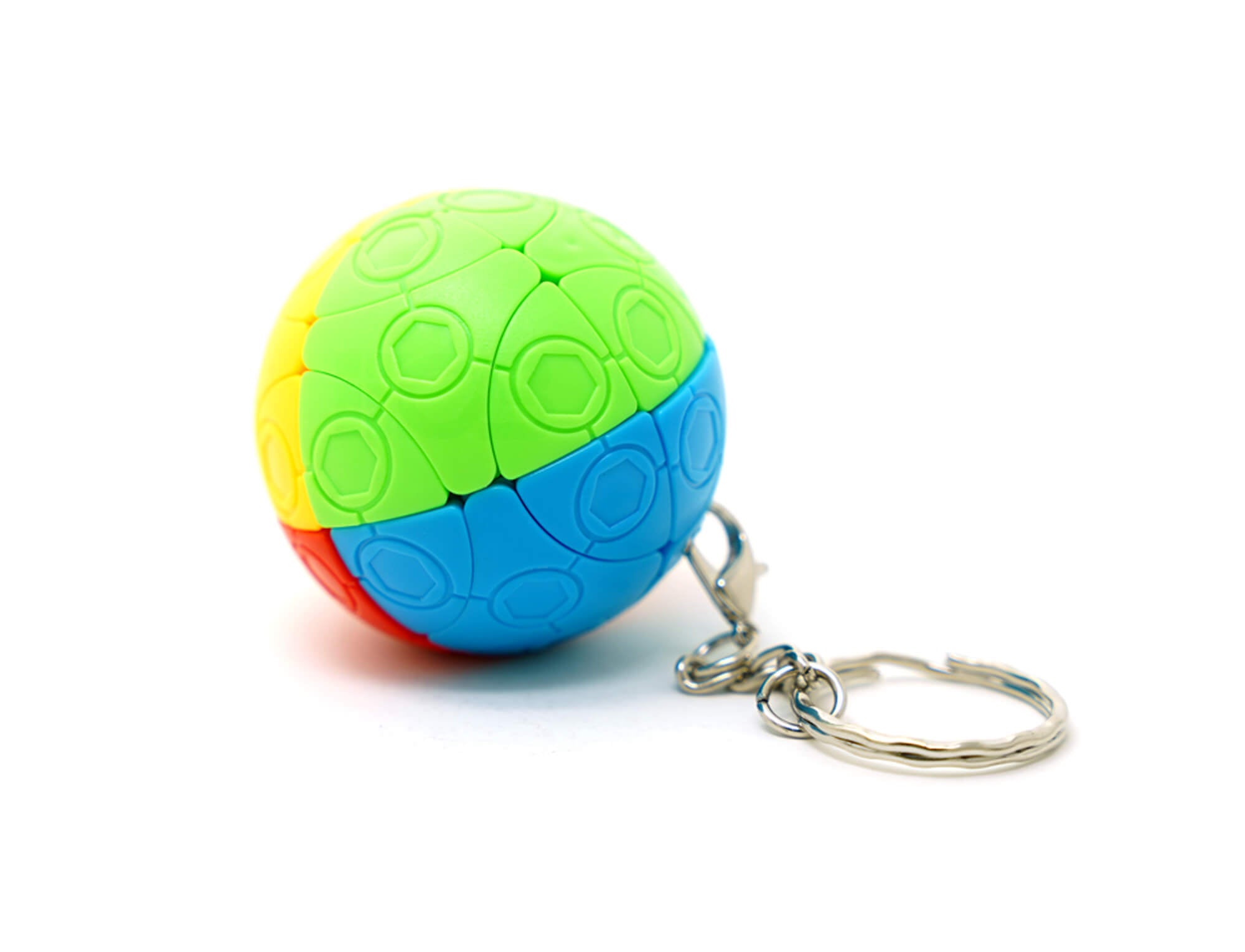Chaveiro Marusenko Sphere Fanxin — lateral mostrando a esfera embaralhada