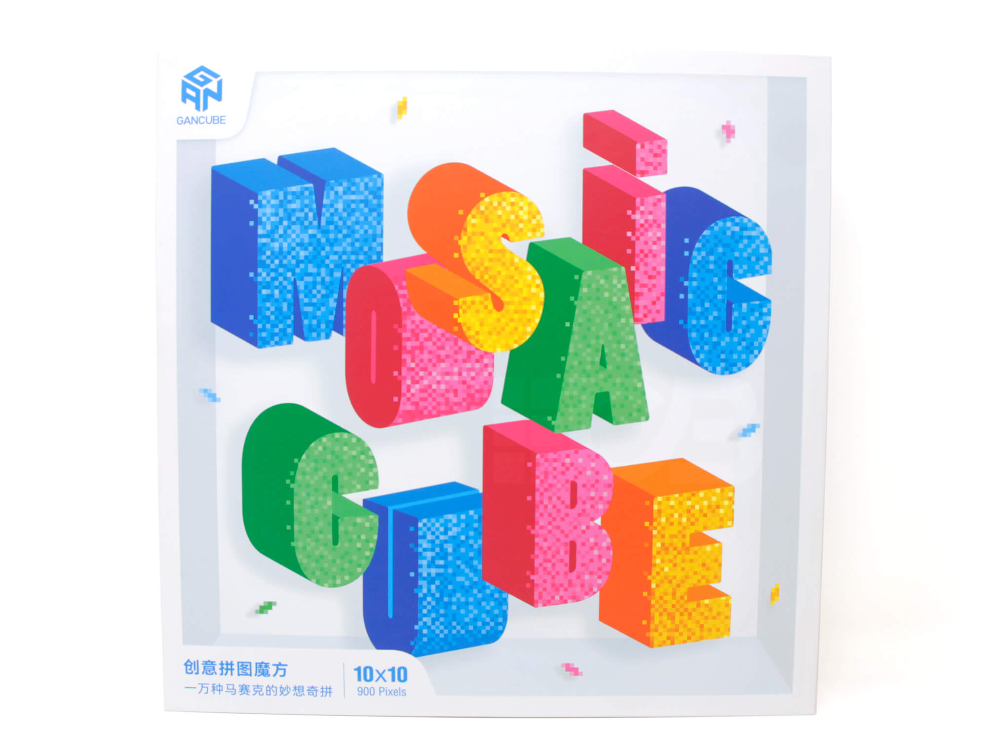 Suporte do GAN Mosaic Cube a 90°, posição vertical para exibição na parede