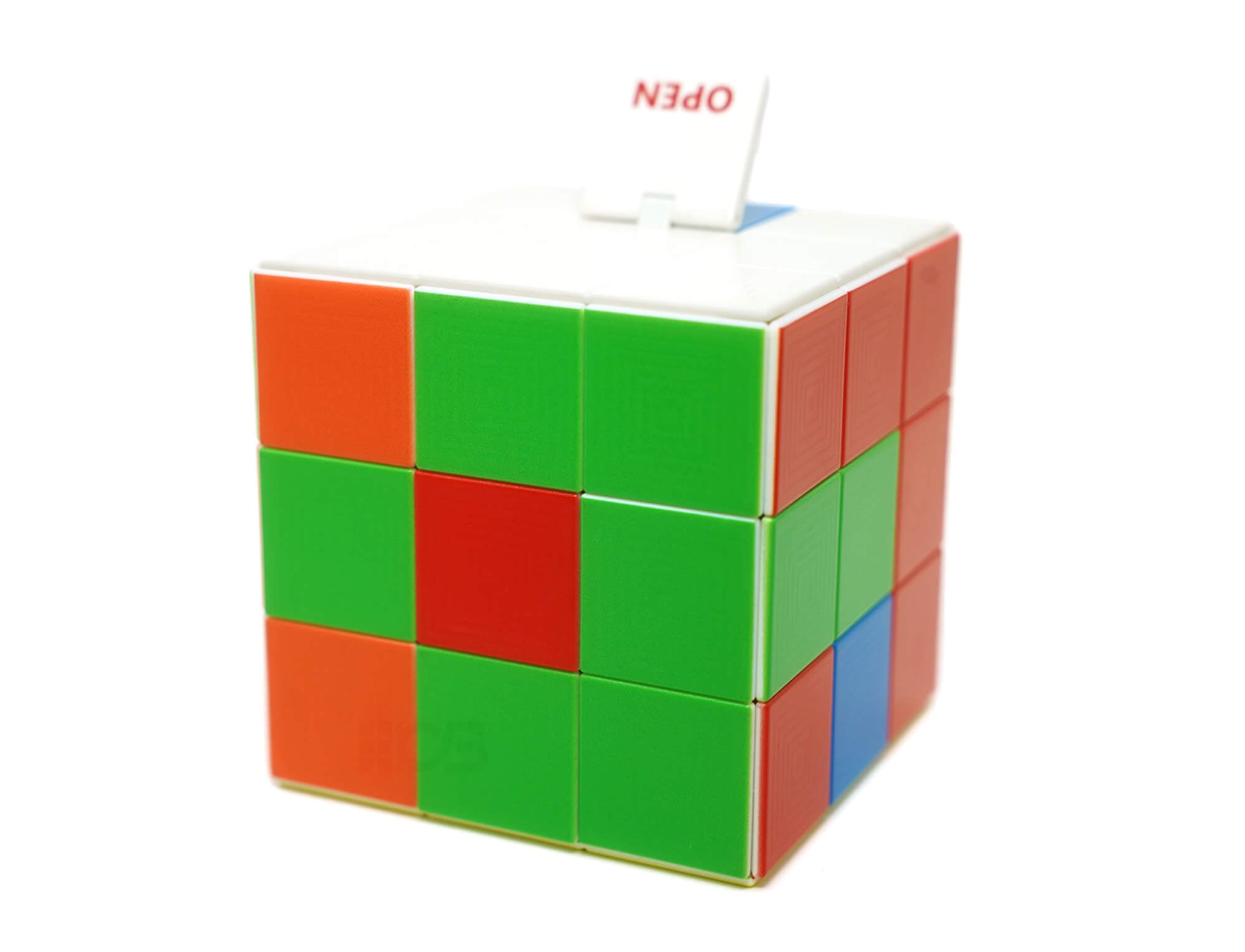 Racha Cuca 3D Yihon sobre superfície clara, mostrando a profundidade do quebra-cabeça