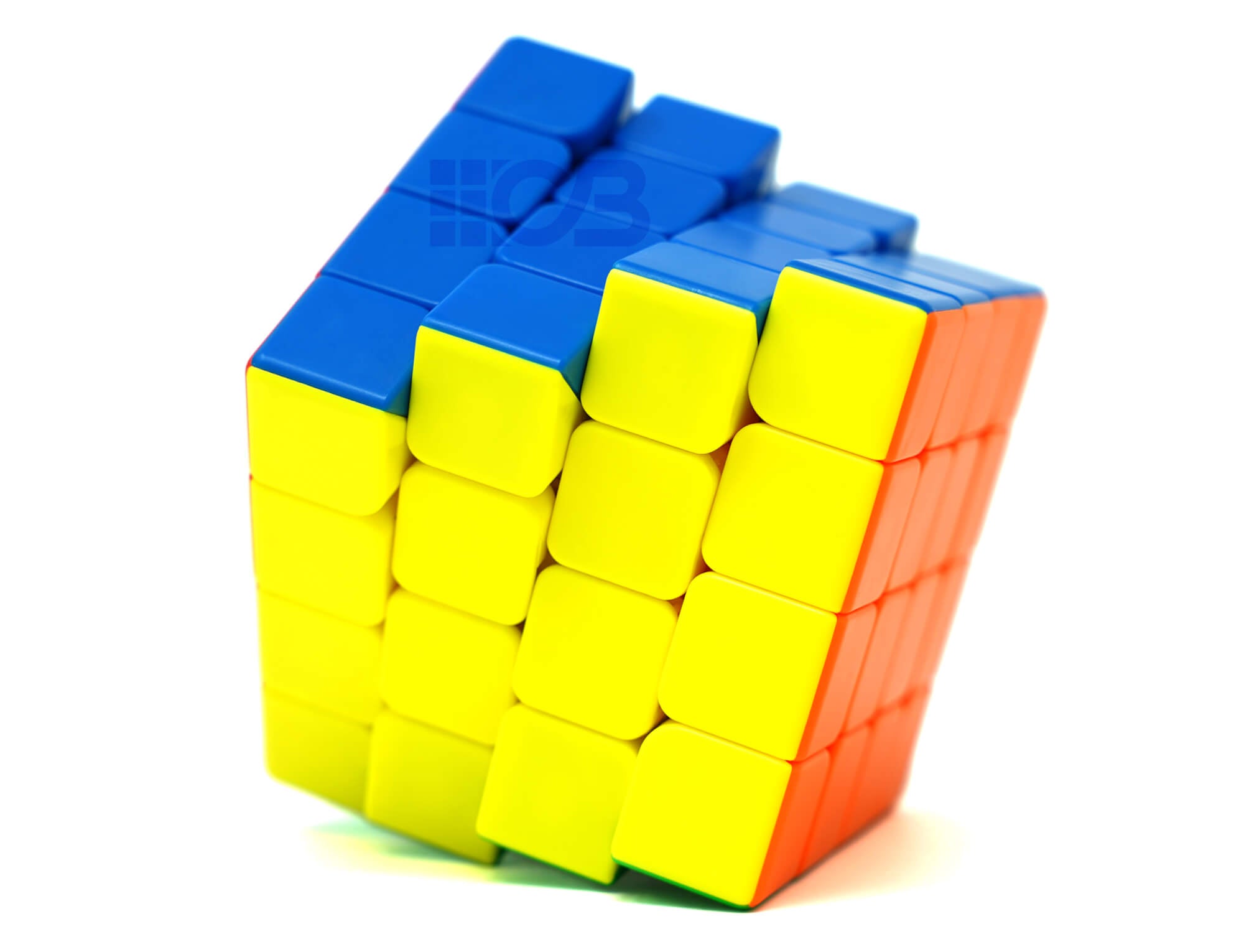 Interior do mecanismo do Cubo Mágico 4x4 Meilong MoYu com sistema magnético