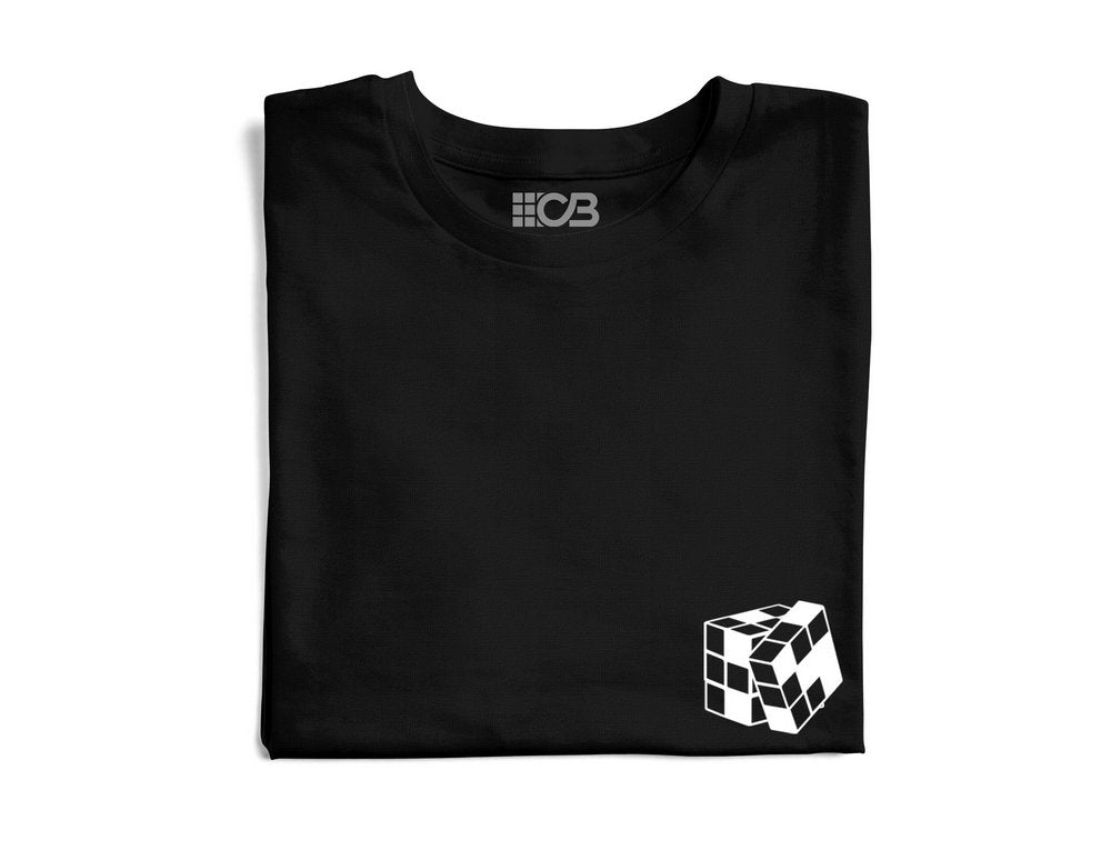 Detalhe da estampa da Camiseta Uniforme Cuber masculina