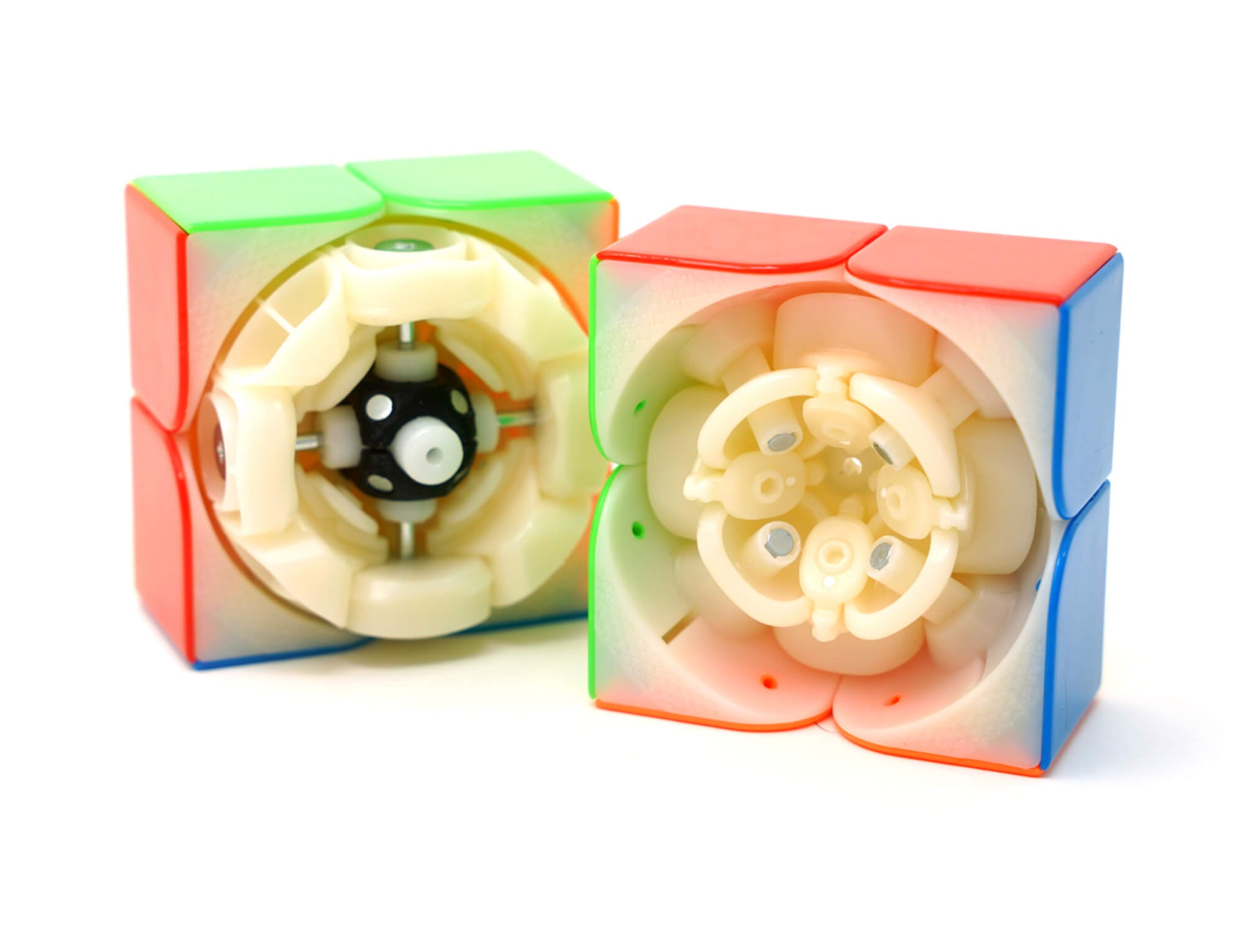 Cubo Mágico 2x2 Vinci Cube Ball Core Magnético UV — embalagem e produto
