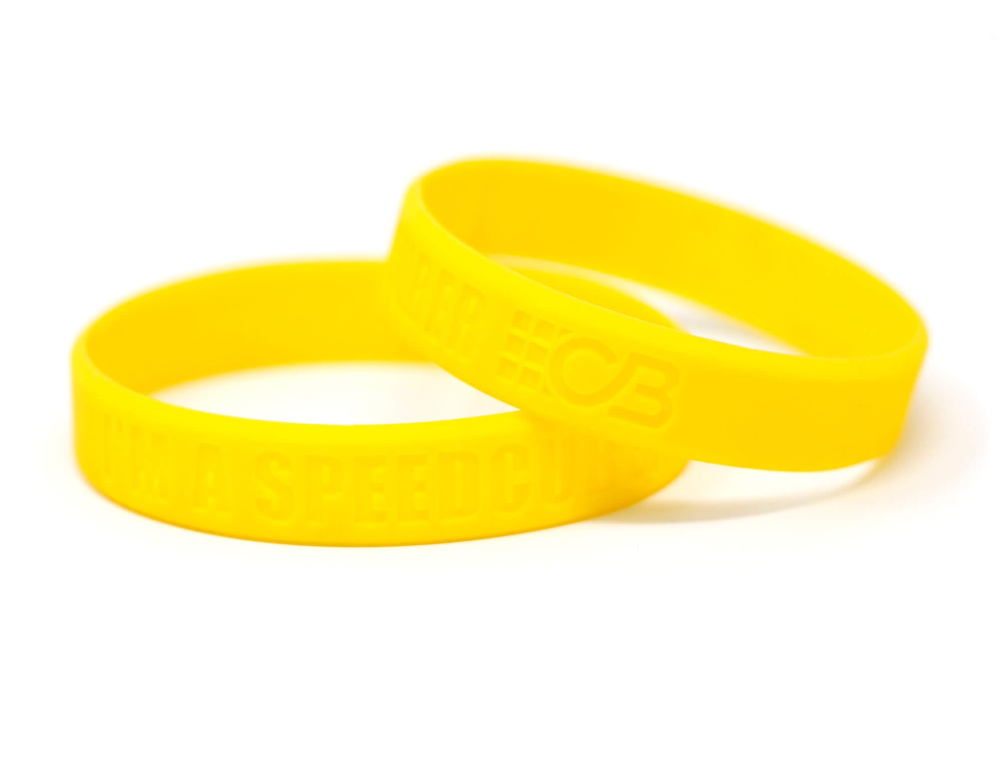 Pulseira Speedcuber da Cuber Brasil em três tamanhos disponíveis: P, M e G