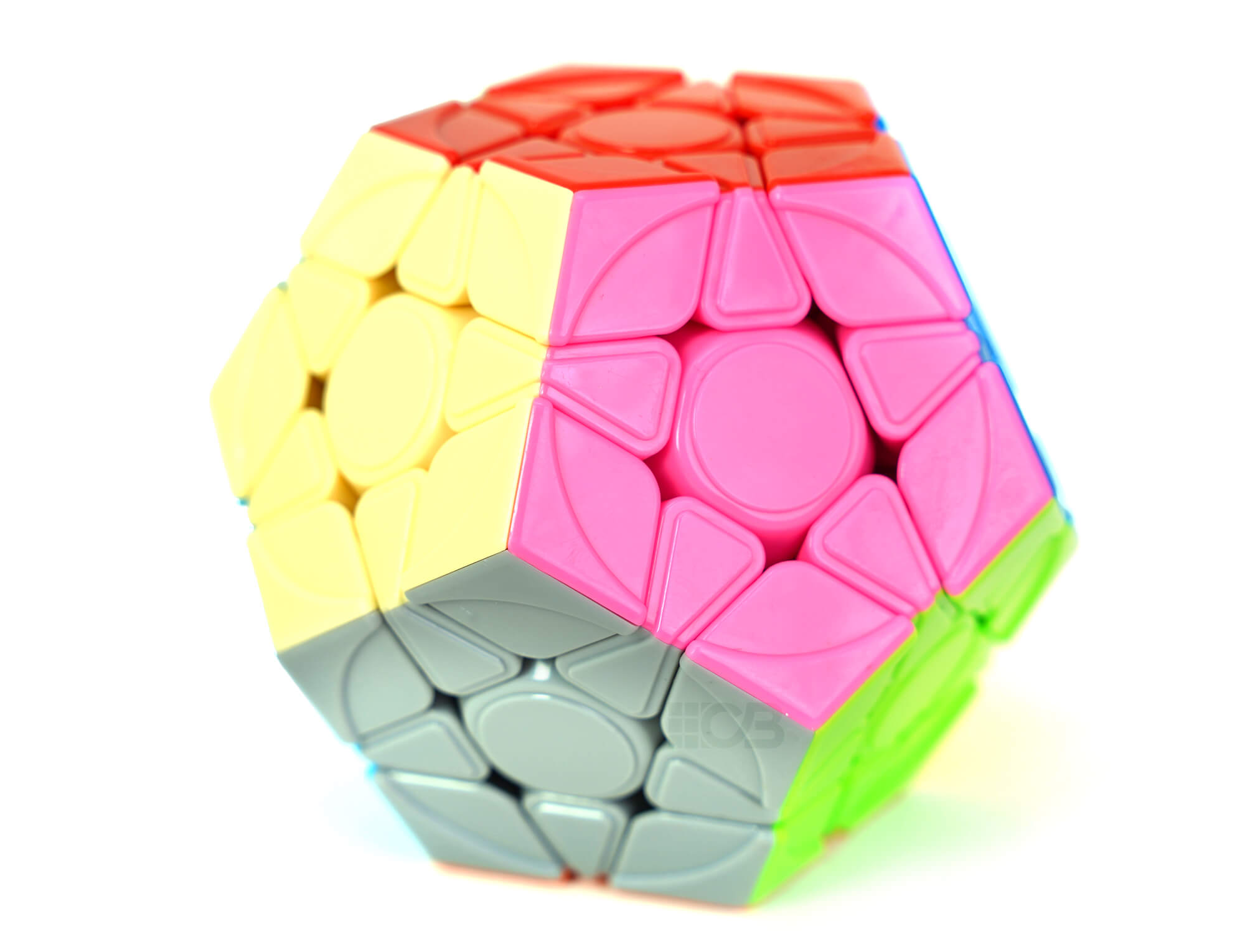 Megaminx YJ Yuhu V2M em movimento — giro suave entre as camadas