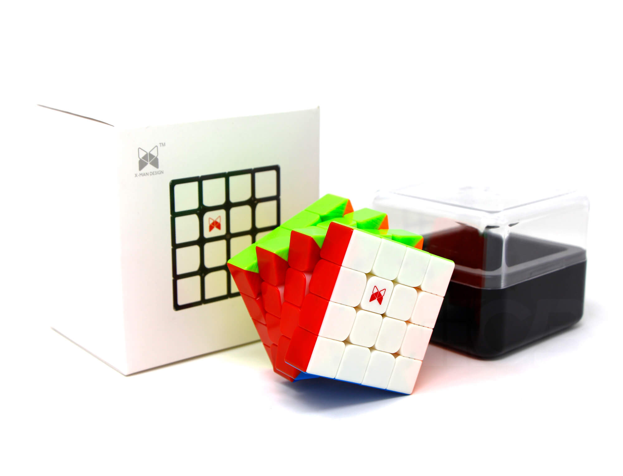 Cubo Mágico 4x4 X-Man Ambition Magnético QiYi — visão traseira