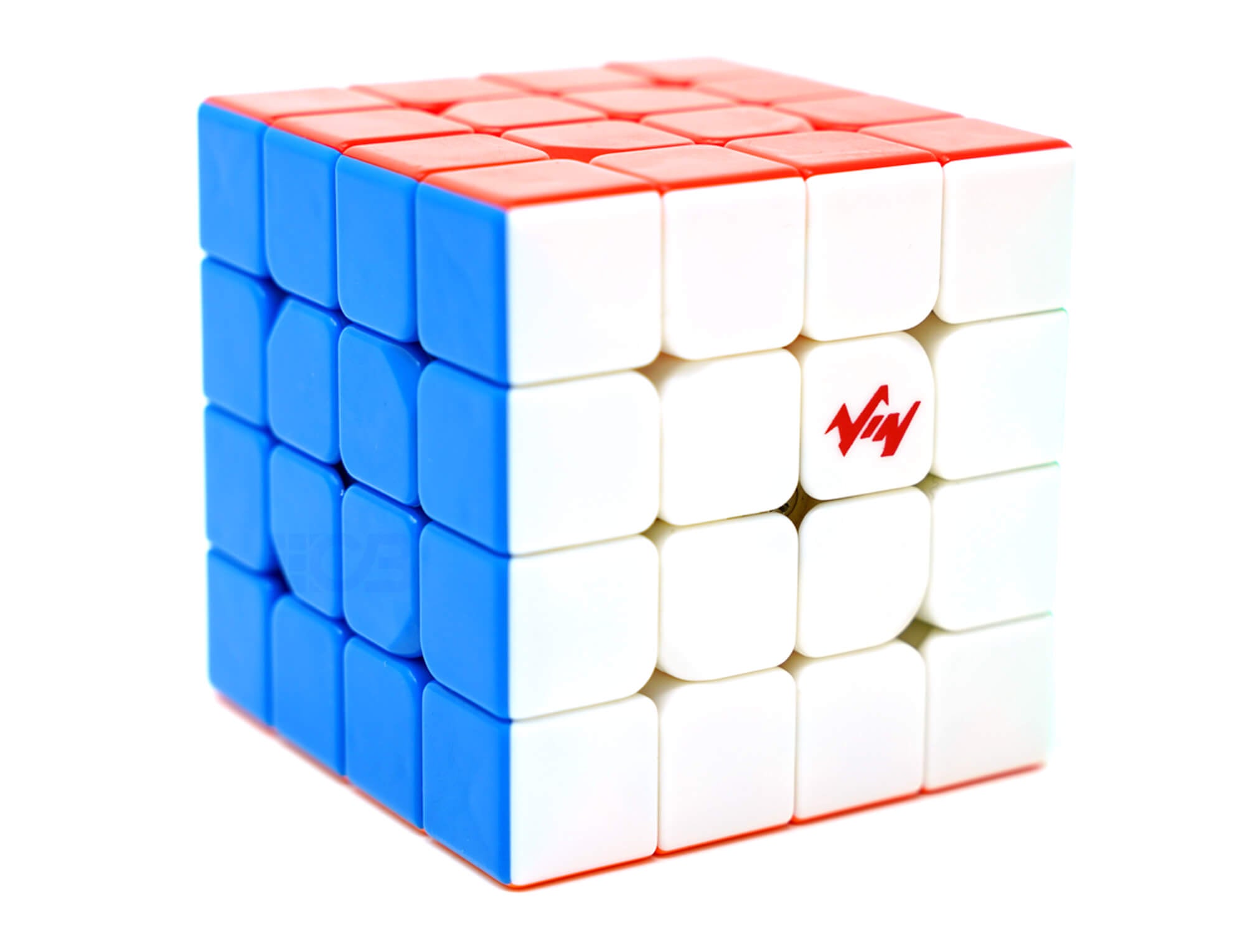 Cubo Mágico 4x4 Sprint V2 Magnético Vin Cube — vista frontal do cubo stickerless