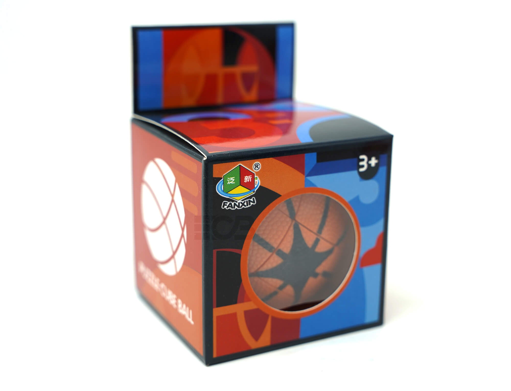Três versões do Basketball 3x3 Fanxin lado a lado: laranja, azul e vermelho